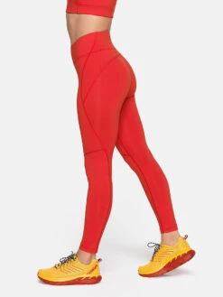 TechSweat™ Core 7/8 Legging -Daily Fit Wear Shop 1 hero W100555 TSW SCR TechSweat 7 8 Leggings Scarlet 138 v1