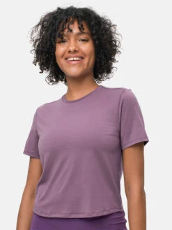 Ready Set Shortsleeve -Daily Fit Wear Shop 1 hero W300440 JRS BER Sweatee T Shirt Berry 0010