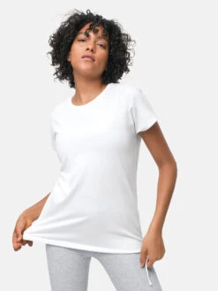 Ready Set Tie Shortsleeve -Daily Fit Wear Shop 1 hero W301154 JRS WHI Sweatee Tie T Shirt White 0040 m5c6SYC