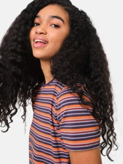 Ready Set Shortsleeve -Daily Fit Wear Shop 1 hero W301319 JRS IGS Sweatee Stripe T Shirt Indigo Stripe 0082 b35c71d7 367c 4b34 8011 8baeb5dd1759