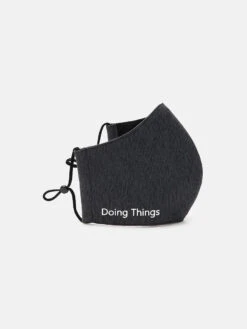 OV Adjustable Face Mask, 5-Pack -Daily Fit Wear Shop ASMOV011 Charcoal Front V2