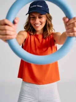 ThinkFast Mesh Cropped Muscle Tank -Daily Fit Wear Shop CH OV JUNE ECOMM ThinkFast Mesh Cropped Muscle Tank Lava 0631 54c1ee9c dcd4 46c3 83aa b423d73e16aa