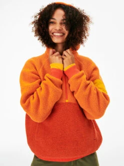 MegaFleece 1/2 Zip Hoodie 15 MegaFleece 1/2 Zip Hoodie -Daily Fit Wear Shop Front02 W501040 WNF SUP MegaFleece Half Zip Hoodie Sunstone Paprika 186 RDJBsWf