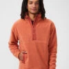 PrimoFleece 1/2 Zip -Daily Fit Wear Shop Front Detail M501606 PMF RSS Fleece Mens Pullover Russet 070 xptYnoq