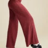 CloudKnit High Rise Wide Leg Pant