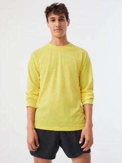 FastTrack Mesh Longsleeve -Daily Fit Wear Shop M301387 SMS LMC Fast Track Longsleeve Limoncello 066 NcEyZTo