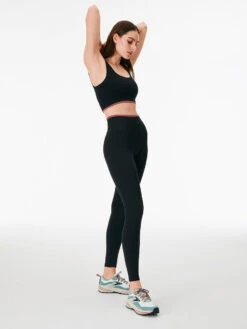 SeamlessRib 7/8 Legging -Daily Fit Wear Shop Profile W101513 SML BLK Seamless 7 8 Legging Black 052