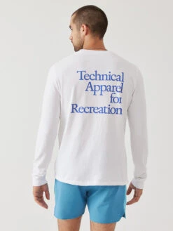 Technical Apparel Longsleeve -Daily Fit Wear Shop U302096 CTJ WHI Techincal Apparel Longsleeve White 339 w3OhclE