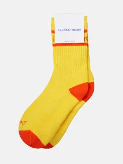 OV Club Crew Sock 10 OV Club Crew Sock -Daily Fit Wear Shop U601445 PCN SUO Sunshine Orange TOP 128 ZZDFm08