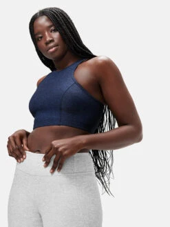 Athena Crop Top -Daily Fit Wear Shop W201419 TXC NVY AthenaCrop Navy 092 hC6FSj3