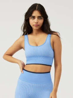 SeamlessRib Longline Bra -Daily Fit Wear Shop W201510 SML NBU SeamlessRib Longline Bra Nebula 069 tyCFkcz