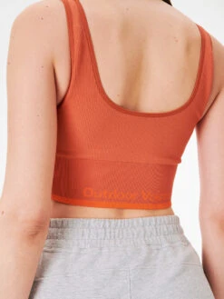 SeamlessRib Longline Bra -Daily Fit Wear Shop W201510 SML RSU Seamless Longline Bra Russet Sunstone 113 6PVLmrd