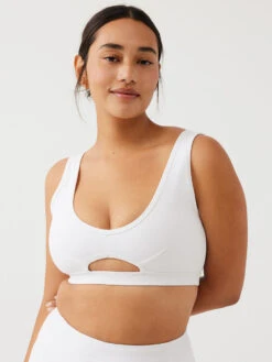 Peekaboo Bra -Daily Fit Wear Shop W201872 TXC WHI Peekaboo Bra White 059