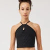 SuperForm™ Rib Halter -Daily Fit Wear Shop W201901 SFR BLK Rib Halter Black 046