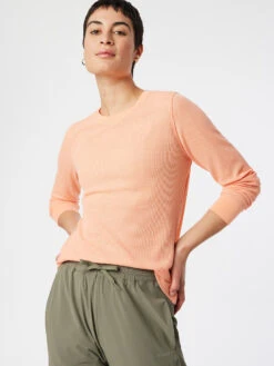 FastTrack Waffle Longseleeve -Daily Fit Wear Shop W301332 SWF MEL Waffle Longsleeve Melon 061 Ayi7aZW