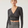CloudKnit Longsleeve Wrap -Daily Fit Wear Shop W301601 HLM CHR All Day Longsleeve Wrap Charcoal 061 copy