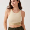 TechSweat™ Criss Cross Crop Top 1 TechSweat™ Criss Cross Crop Top -Daily Fit Wear Shop W301850 TSW BRP Move Free OV Crop Top Burlap 096 VSrRUQJ