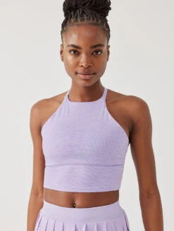 TechSweat™ Criss Cross Tank -Daily Fit Wear Shop W301908 TSW WST Move Free Criss Cross Tank Wisteria DH 377