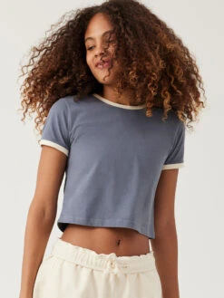 Ringer Shortsleeve 11 Ringer Shortsleeve -Daily Fit Wear Shop W301912 PMC WLV Ringer Shortsleeve Whale Vanila ELAH 0779 MPsj6cS