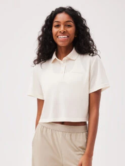 Birdie Cropped Polo