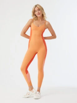 SuperForm™ Full Length Bodysuit -Daily Fit Wear Shop W401604 BIT UPP Zoom Full Length Bodysuit Sunstone Paprika Peach 023 NJjhIlE