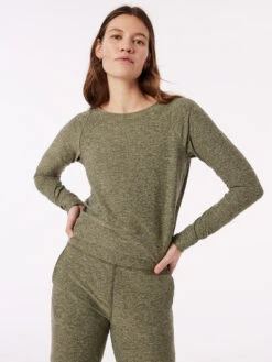 CloudKnit Shrunken Crew -Daily Fit Wear Shop W501564 HMJ TTR All Day Shrunken Crew Tea Tree 080 wCIILkw