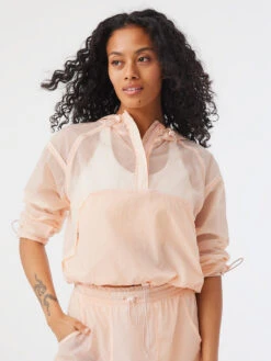 Windbreaker Pullover -Daily Fit Wear Shop W501758 RSN SSH Windbreaker Jacket Seashell 056 CayUHAn