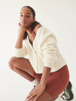 MegaFleece Cardigan -Daily Fit Wear Shop W501962 WNF EGS MegaFleece Cardigan Eggshell 090 copy