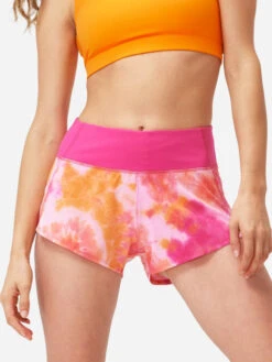Hudson 2.5" Short -Daily Fit Wear Shop W701498 REC OTD Hudson 2.5 Short Orange Pink Tie Dye 005 cropped P2Cih0N