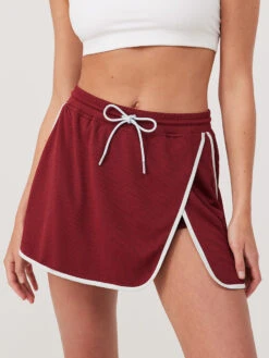 RecMesh 3.5" Skort 9 RecMesh 3.5" Skort -Daily Fit Wear Shop W701806 BBM BYB RecMesh 3.5in Skort Boysenberry 171