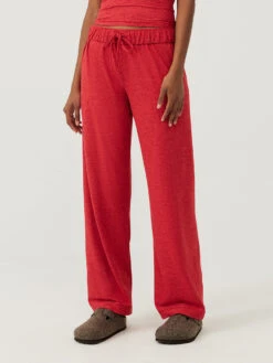 CloudKnit Wide Leg Pant -Daily Fit Wear Shop W702062 HLM SWY CloudKnit Wide Pant Strawberry 022 LMhxw3r