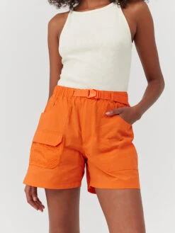 RecNylon 4" Short -Daily Fit Wear Shop W702152 RCN OGD RecNylon 4in Short Orangeade 228 1 xvneroa