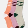 OV Club Crew Sock 3-Pack -Daily Fit Wear Shop socks